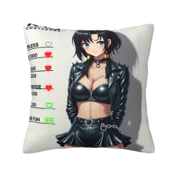 Housse de Coussin Peluche Fille Adorable - Okomall