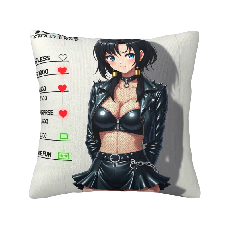 Cute Girl Plush Pillow Cover - Okomall