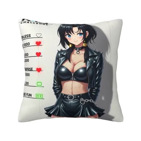 Cute Girl Plush Pillow Cover - Okomall