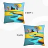 Abstract Landscape Plush Pillow Cover - Okomall