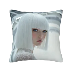 Fashion Portrait Plush Pillow Cover - okomall
