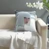Copri-cuscino in peluche con ritratto alla moda - okomall
