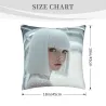 세련된 초상화 털 인형 쿠션 커버 - okomall
