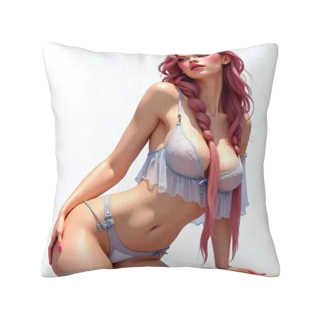 Copri Cuscino in Peluche Sexy - Stampa a Corpo Intero | OKOMALL