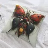 Housse de coussin papillon mécanique steampunk - Okomall