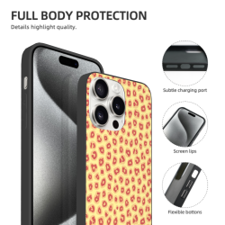 iPhone 15/Pro/Max 豹紋手機殼 - okomall - 個性手機殼客製