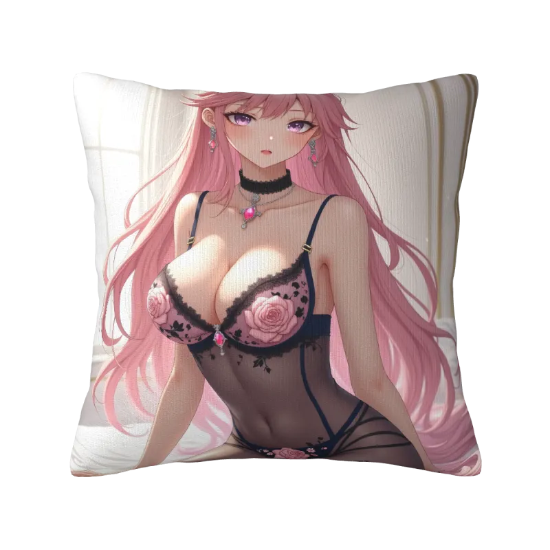 Copri Cuscino in Peluche di Ragazza Anime - Okomall