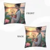 Funda de cojín con paisaje de chica estética - Okomall