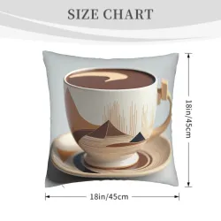 Funda de cojín de felpa con textura abstracta de fluidos - Okomall