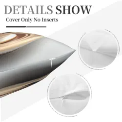 Funda de cojín de felpa con textura abstracta de fluidos - Okomall