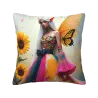 Dreamy Girl Plush Pillow Cover - Okomall