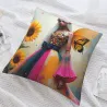 梦幻少女毛绒抱枕套 - Okomall