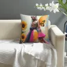 Dreamy Girl Plush Pillow Cover - Okomall