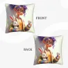 Housse de Coussin Peluche Kawaii Fille - Chaleur au Coeur | OkO mall