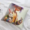 Housse de Coussin Peluche Kawaii Fille - Chaleur au Coeur | OkO mall