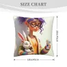 Funda de Almohada de Peluche Kawaii para Niña - Corazón Cálido | OkO mall