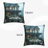 Coussin moelleux à motifs de jardin style victorien, double face - Okomall