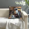 Süßer Plüsch-Kissenbezug mit Pinguin-Motiv - 18x18 Zoll | OKOMALL