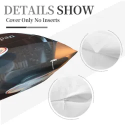 かわいいぬいぐるみペンギン クッションカバー - 18x18インチ | OKOMALL