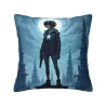 Housse de Coussin Peluche Cyberpunk Fille - Okomall