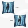 Housse de Coussin Peluche Cyberpunk Fille - Okomall