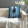 Housse de Coussin Peluche Cyberpunk Fille - Okomall