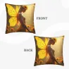 Housse de Coussin en Peluche Dreamy Girl - Okomall