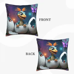 Housse de coussin en peluche ciel étoilé - Okomall