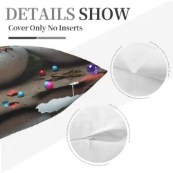 Funda de cojín de peluche de cielo estrellado - Okomall