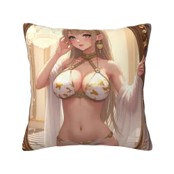 Dreamy Girl Plush Pillow Cover - Okomall