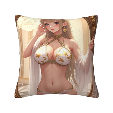 Dreamy Girl Plush Pillow Cover - Okomall