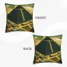 Exquisite Vintage Cityscape Plush Pillow Cover - okomall