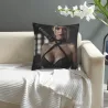 雙面精美女性肖像毛絨抱枕套 - okomall