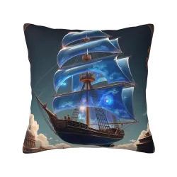 Dreamy Seascape Plush Pillow Cover - Okomall