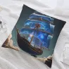 夢幻海景毛絨抱枕套 - Okomall
