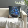 Federa Cuscino in Peluche Paesaggio Marino da Sogno - Okomall