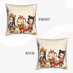 Samurai Pattern Pillow Cover - 18x18 inch - Okomall