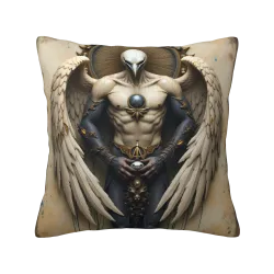 Federa cuscino con motivo tatuaggio - 18x18 pollici | OKOMALL