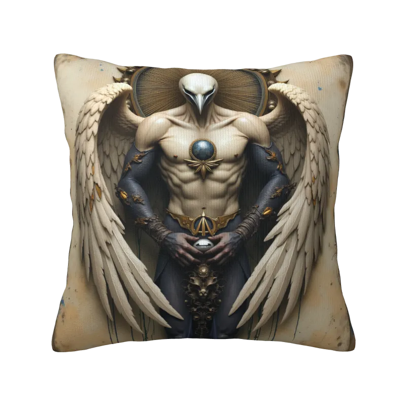 Funda de cojín con diseño de tatuaje - 18x18 pulgadas | OKOMALL