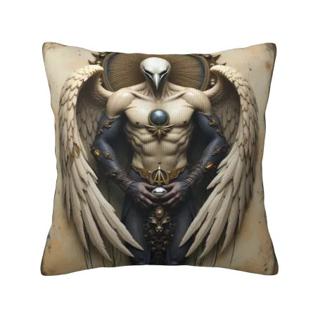 Housse de coussin à motif de tatouage - 18x18 pouces | OKOMALL