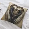美しいタトゥーデザインクッションカバー - 18x18インチ | OKOMALL