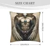 Housse de coussin à motif de tatouage - 18x18 pouces | OKOMALL