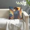 Housse de coussin en peluche avec motif d'auréole magique - Okomall
