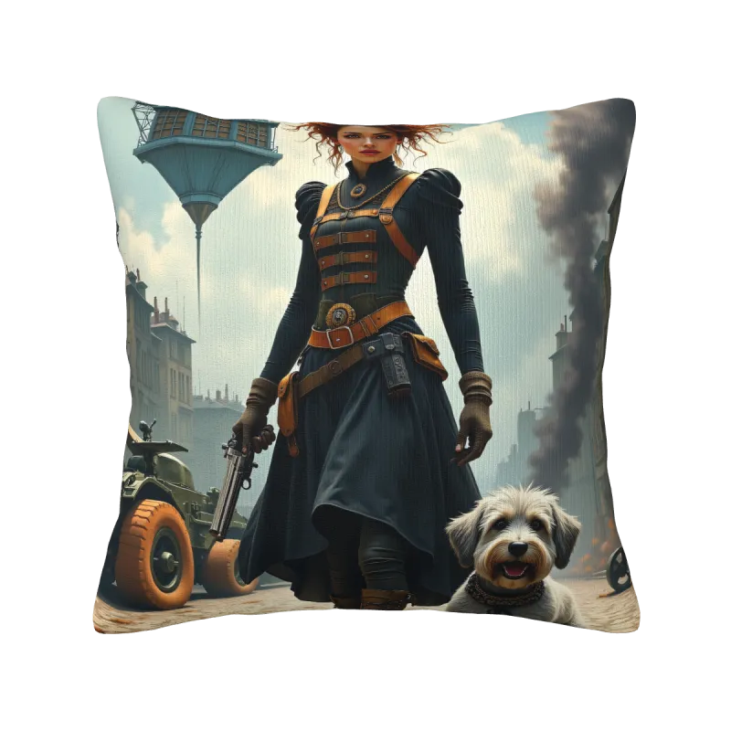 Federa cuscino in stile Steampunk per ragazza - Okomall
