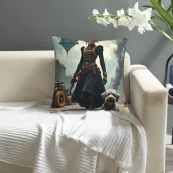 Housse de coussin style Steampunk pour fille - Okomall