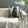 Funda de cojín estilo Steampunk para chica - Okomall