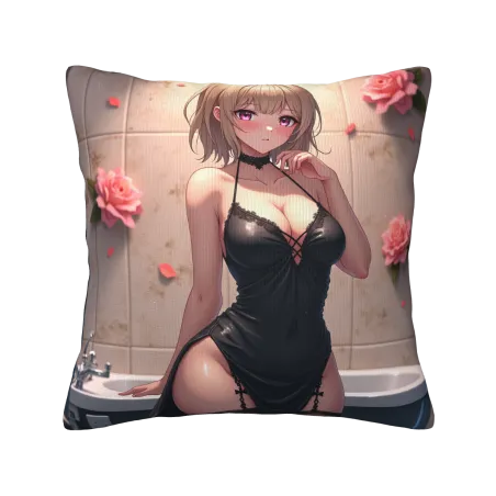 Cute Anime Girl Plush Pillow Case - Okomall