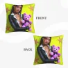 Federa cuscino in peluche con motivo di ragazza astratta - OkoMall