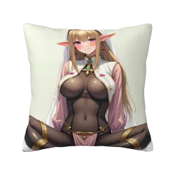精美少女抱枕套 - 18x18 英寸 | Okomall