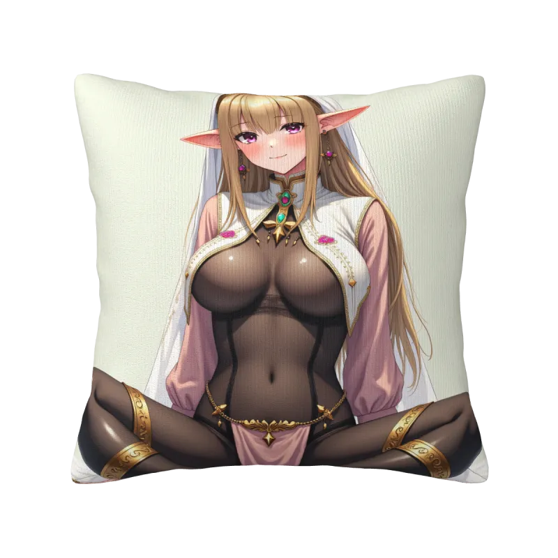 精美少女抱枕套 - 18x18 英寸 | Okomall